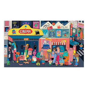 Go to the Movies with the Schmouks 200 pc Puzzle