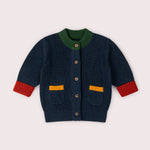 Midnight Snuggly Knitted Cardigan