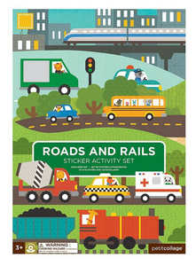 Roads and Rails Sticker Activity Set