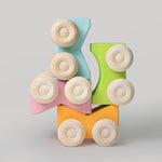 Orange Stacking Cars