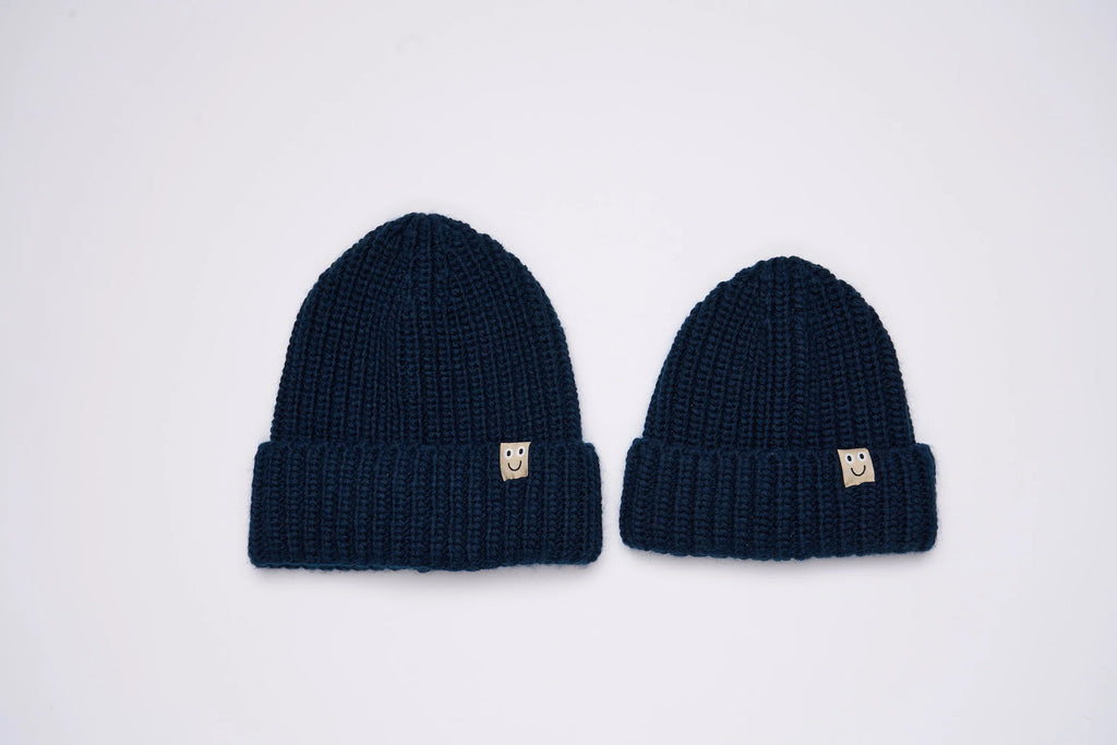 Cute Little Knit Hats Navy