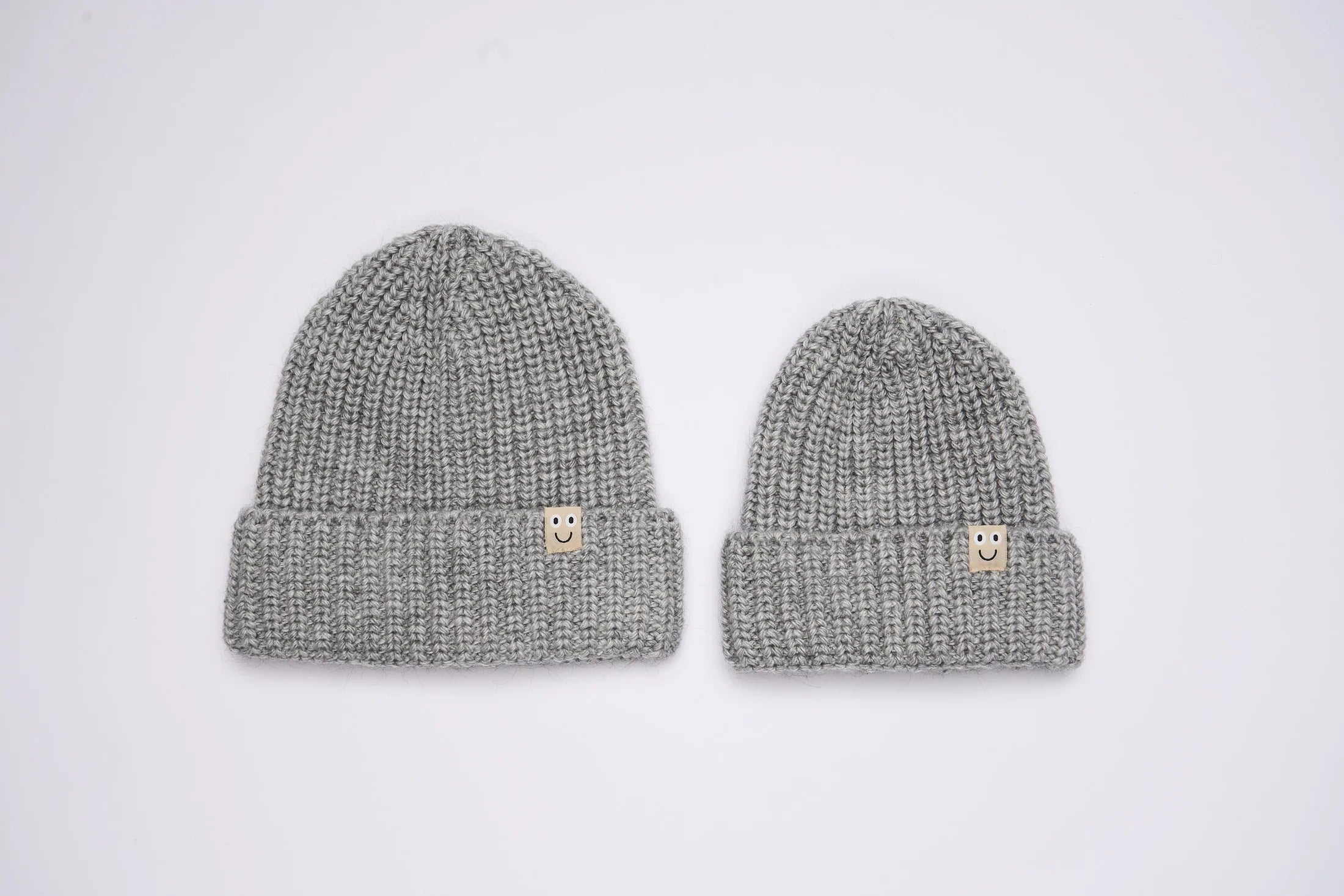 Cute Little Knit Hats Grey