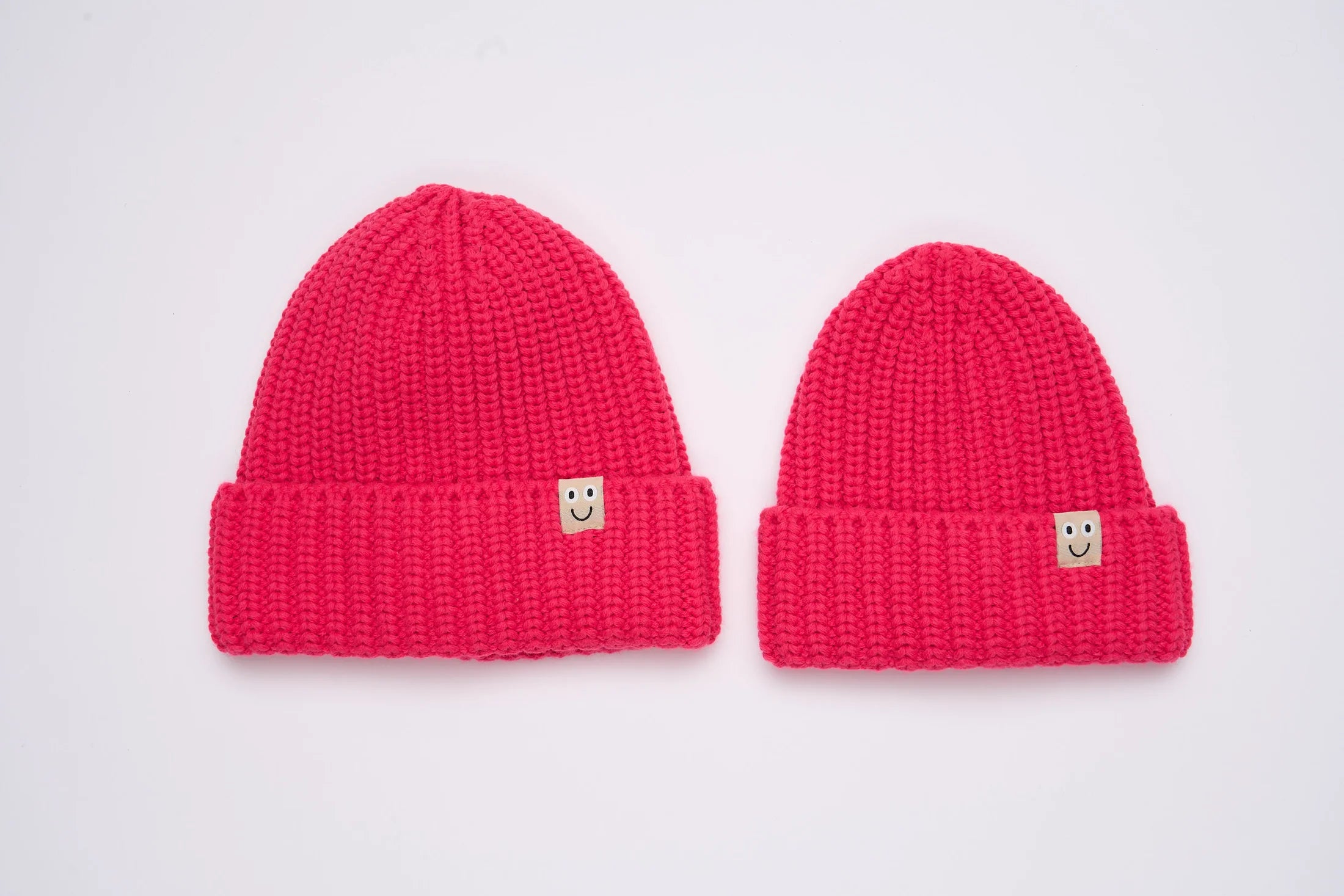 Cute Little Knit Hats Fuschia