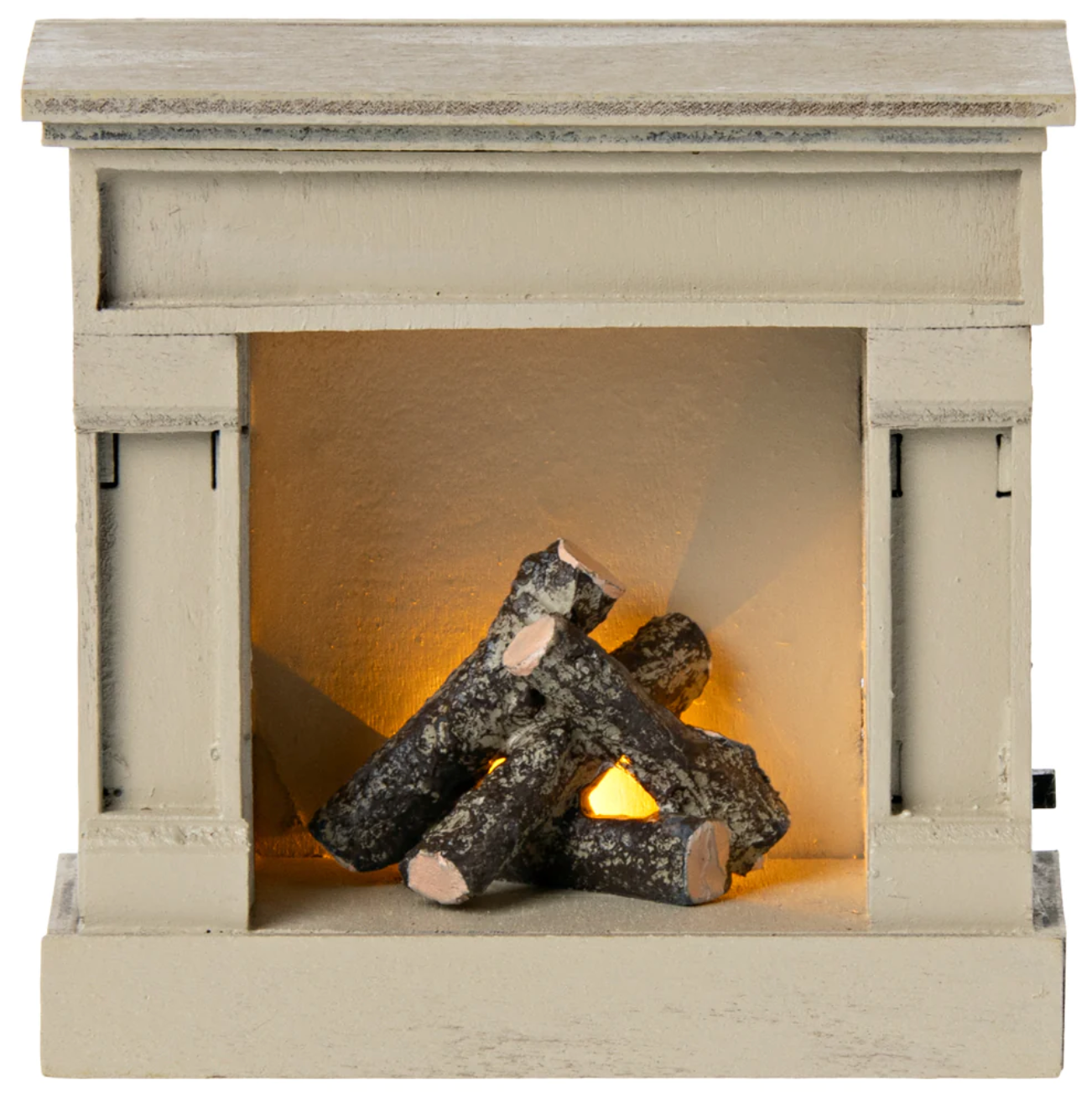 Miniature Fireplace, Vintage Off-white