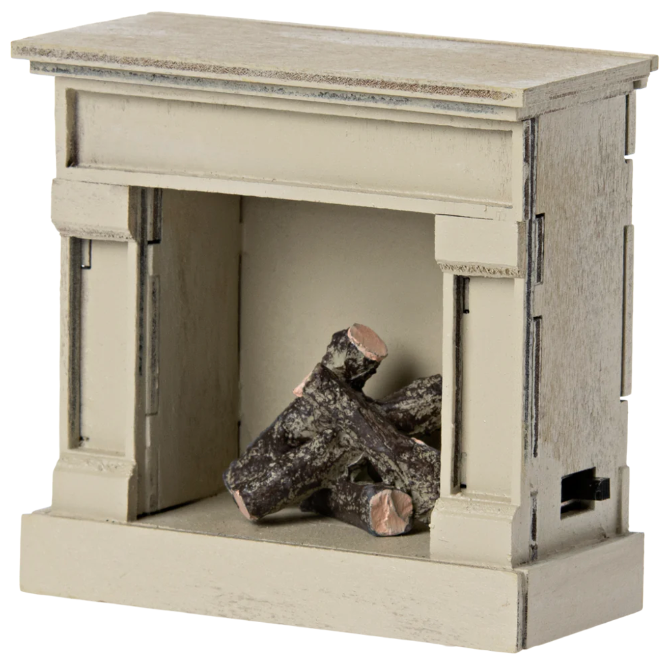 Miniature Fireplace, Vintage Off-white