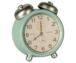 Miniature Alarm Clock in Mint, Mouse