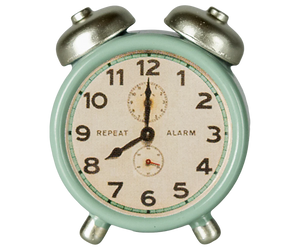 Miniature Alarm Clock in Mint, Mouse