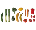 Miniature Fruits and Veggies