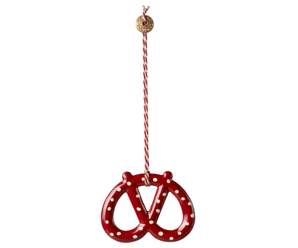 Metal Pretzel Ornament