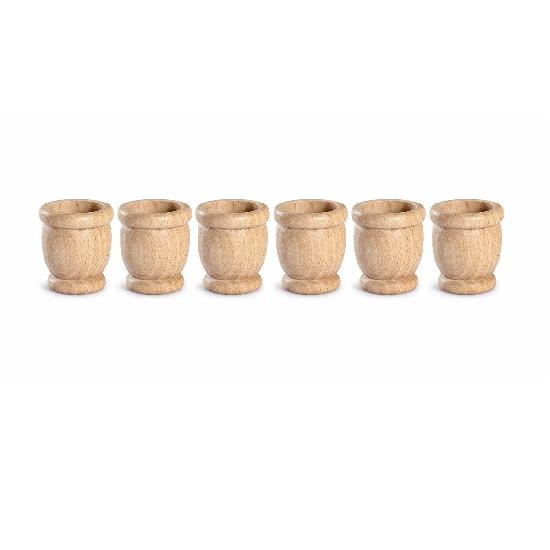 Natural Wood Mates 6 pcs