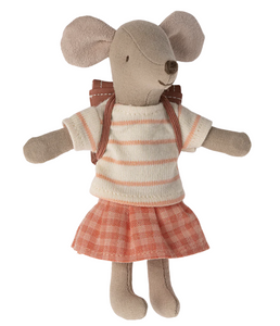 Big Sister Tricycle Mouse in Coral