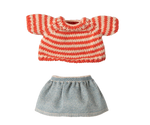 Knitted Sweater and Skirt, Big Mouse