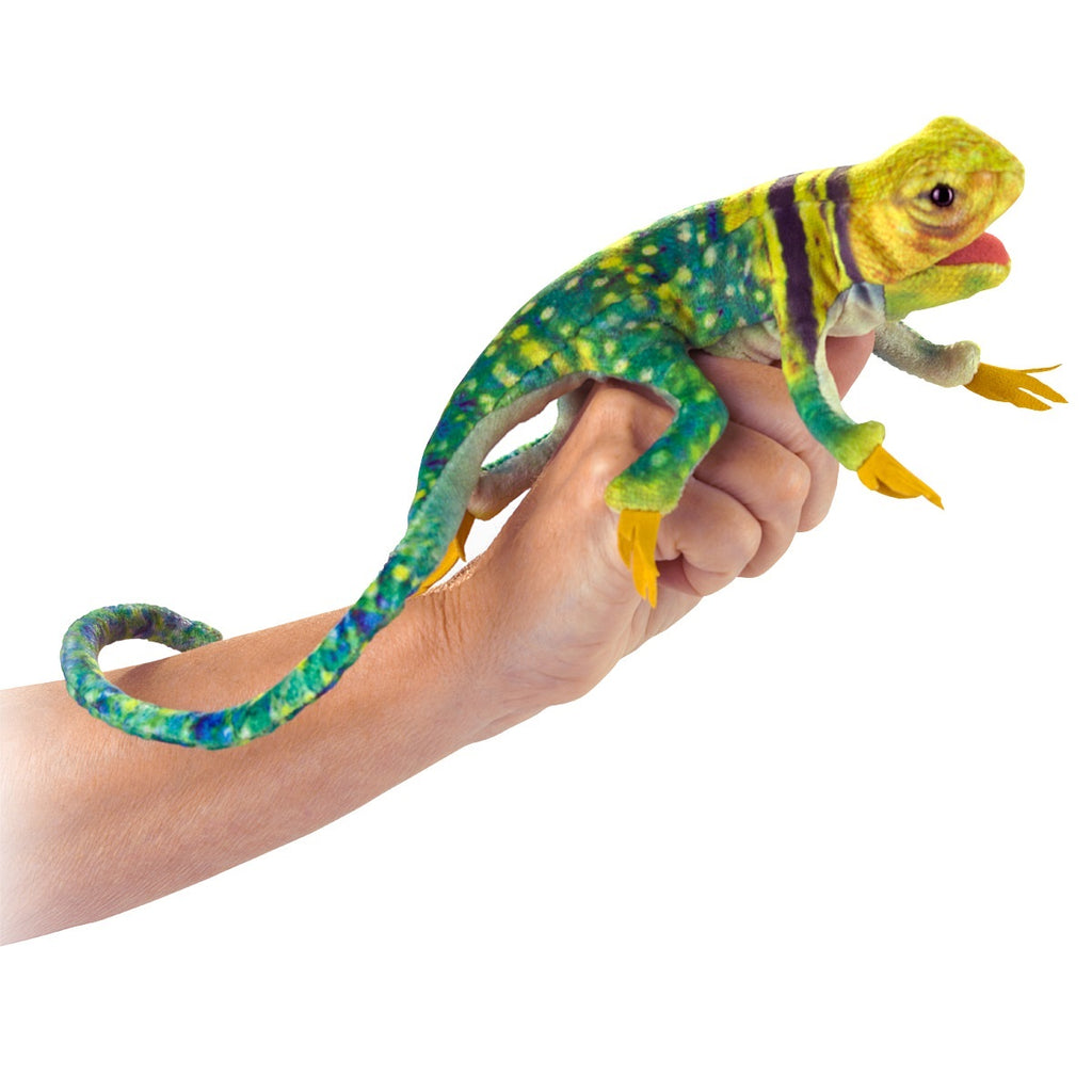 Collared Lizard Finger Puppet