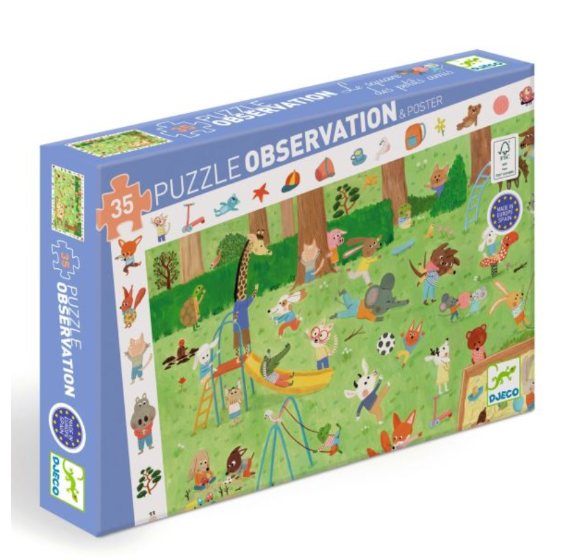 Little Friend's Garden 35 pc Observation Puzzle