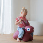 Quut Hoppi Bouncing Bunny in Burgundy