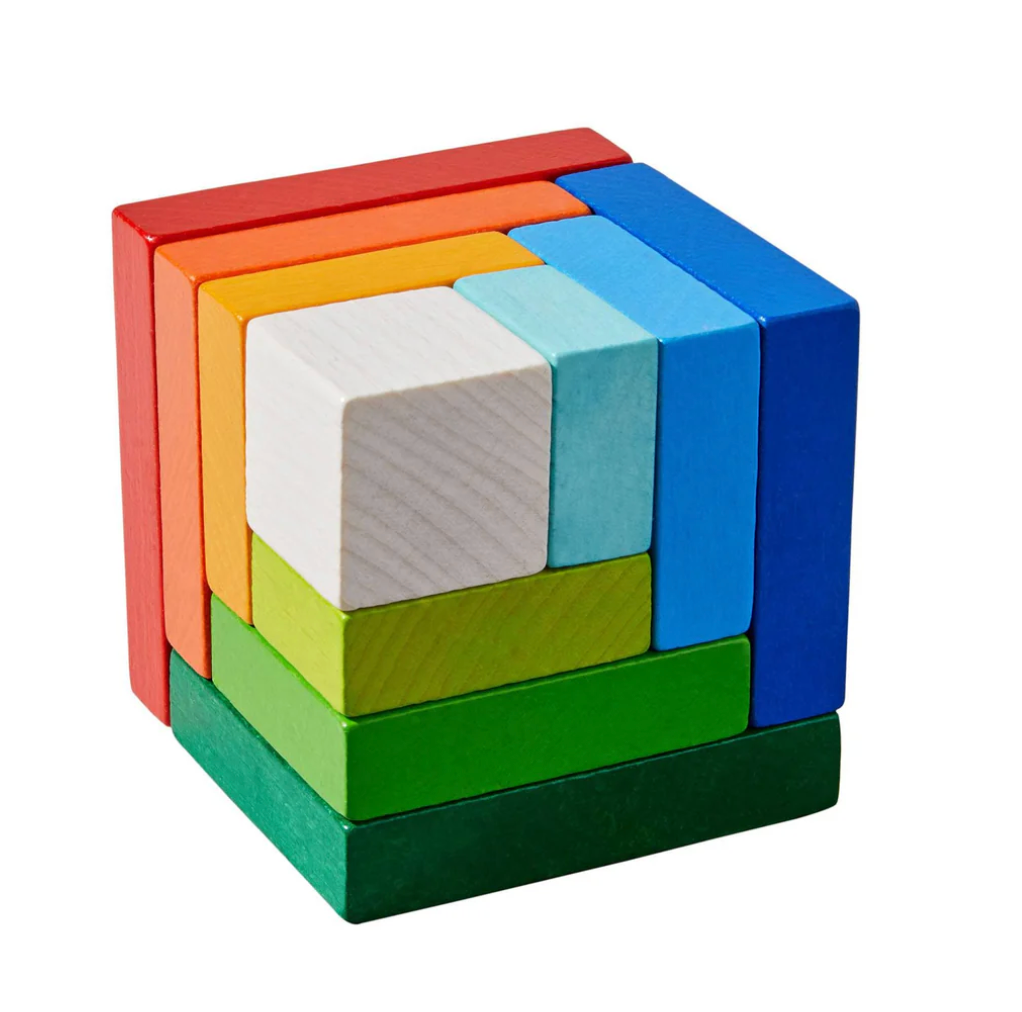 3D Rainbow Cube Arranging Game