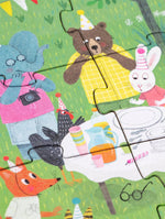 The Mysterious Case of the Birthday Cake 100 Piece Puzzle and Game