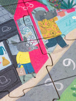 The Mysterious Case of the Birthday Cake 100 Piece Puzzle and Game