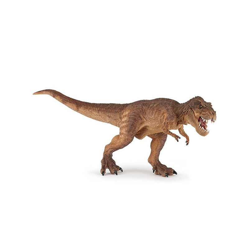 Dinosaur toy figure on a white background