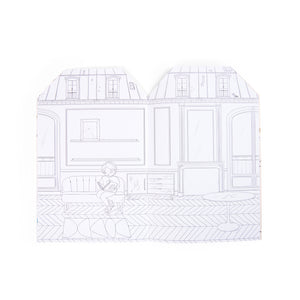 Les Parisiennes Colouring Book with Stickers