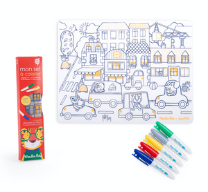 Popipop Silicone Colouring Set