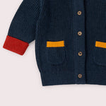 Midnight Snuggly Knitted Cardigan