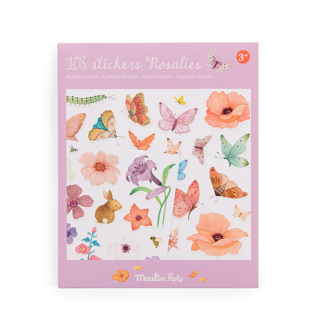 Les Rosalies Pack of 108 Stickers