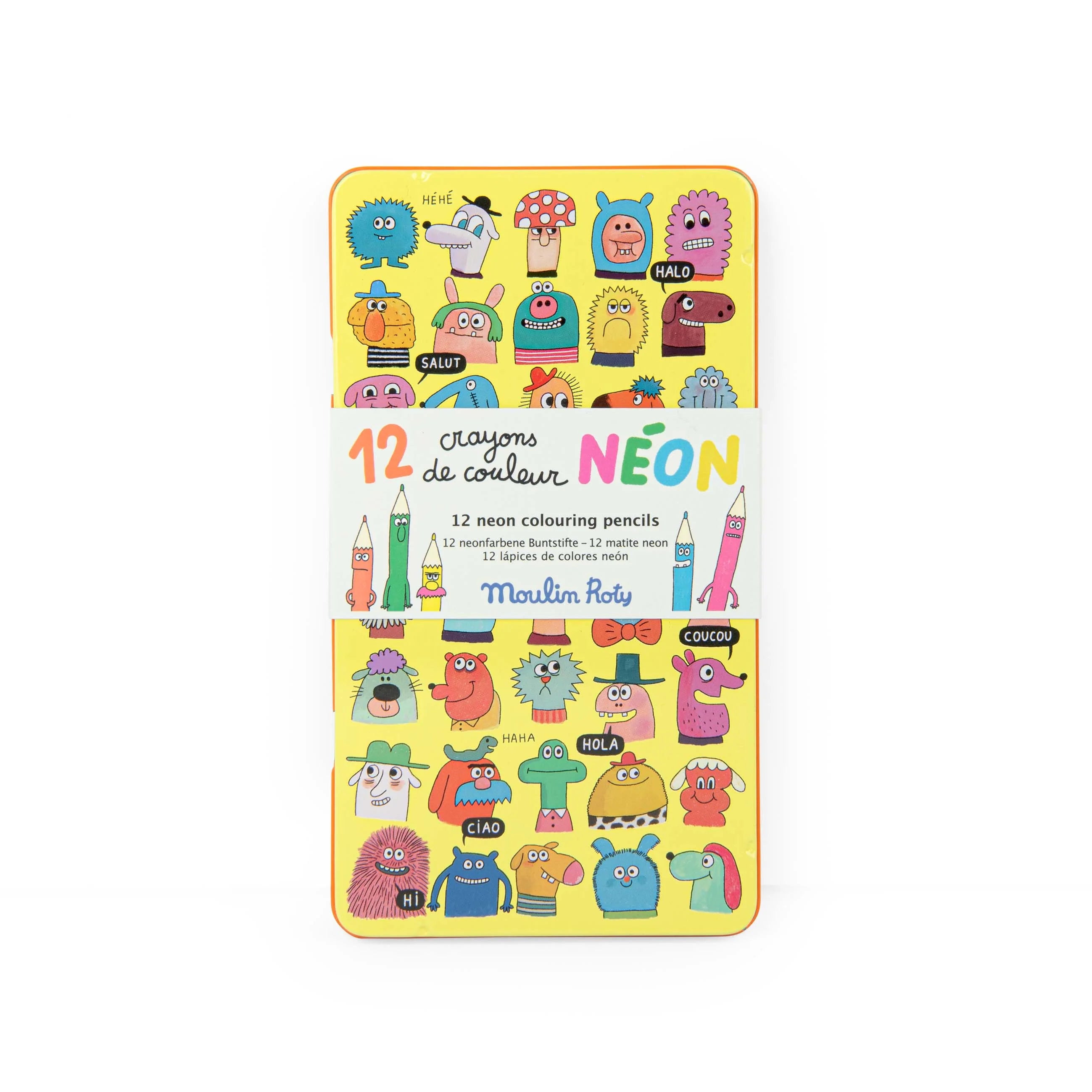 Schmouks Set/12 Neon Colouring Pencils