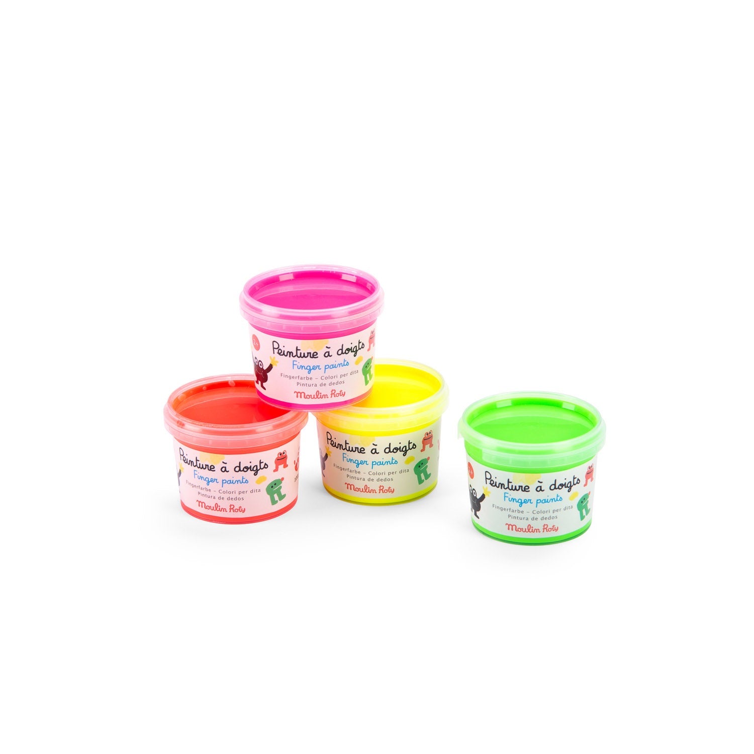 Schmouks 4 Fluorescent Finger Paints