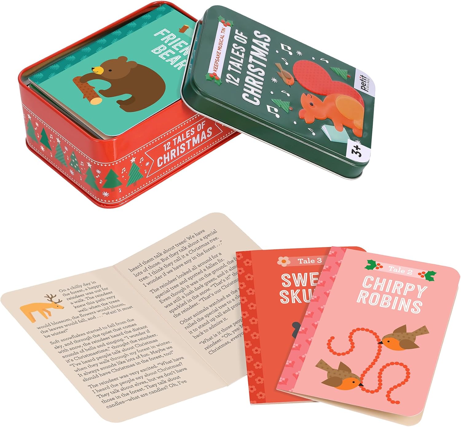 12 Tales of Christmas: Short Stories in a Keepsake Musical Tin