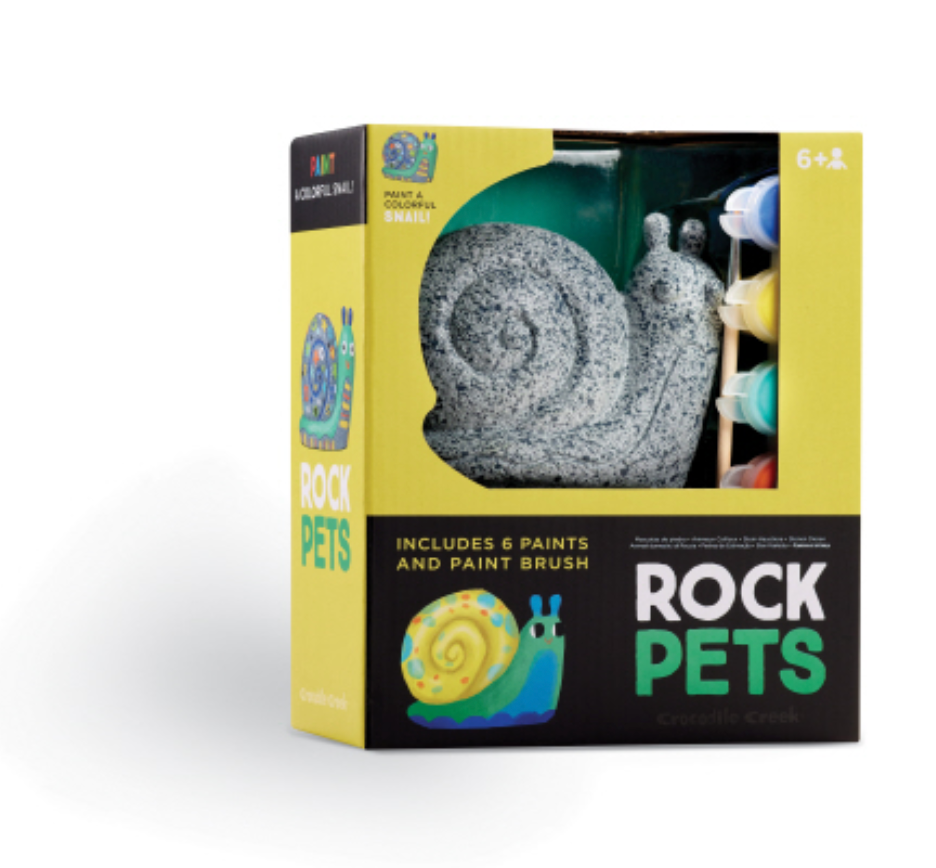 Paint a Rock Pet - Snail