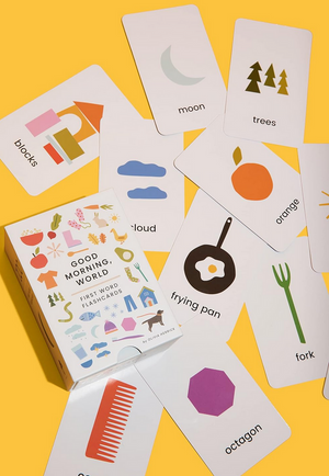 Good Morning, World - First Words Flashcards