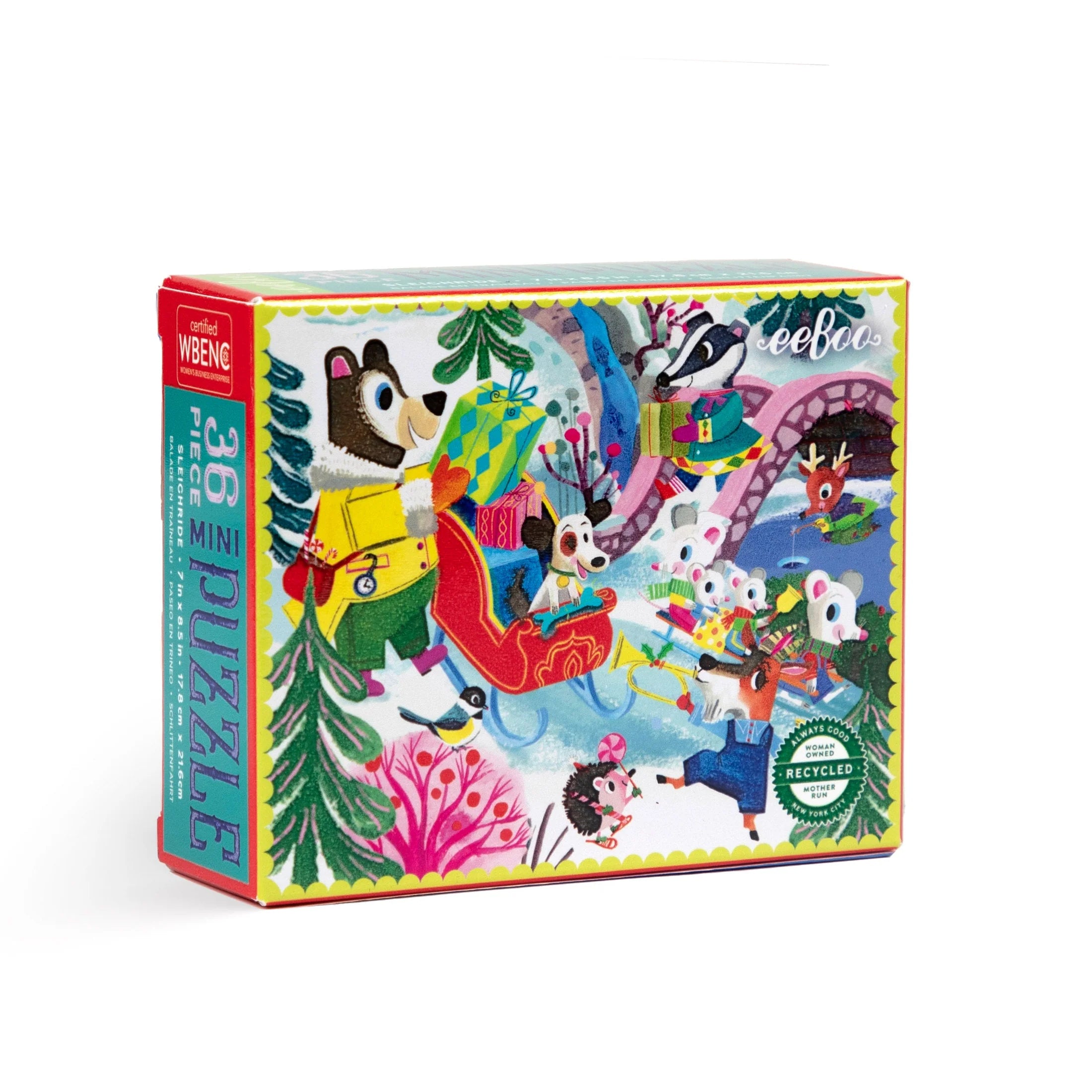 eeBoo Mini 36pc Holiday Puzzle