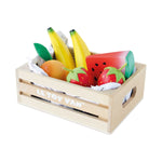 Market Crate with Fresh Fruits