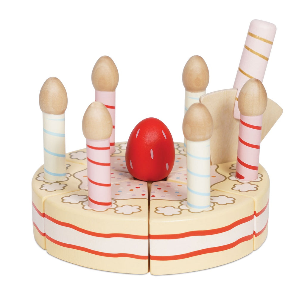 Sliceable Birthday Cake and Candles