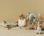 Medium Plush Elephant, Soft Mint