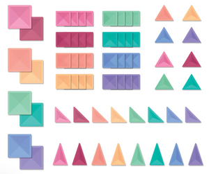 Connetix Pastel Starter Pack, 64 Pieces