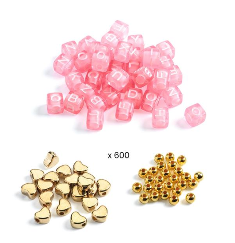 Alphabet Beads - Gold