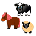 My First Stickers, Farm Animals