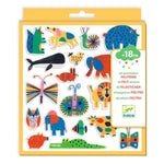 60 Felt Stickers, Animals Everywhere!