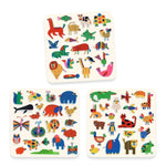 60 Felt Stickers, Animals Everywhere!