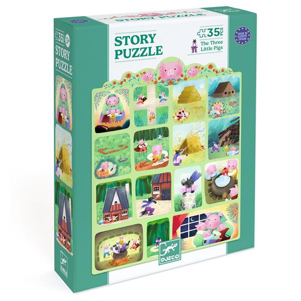 The Three Little Pigs 35 pc Story Puzzle