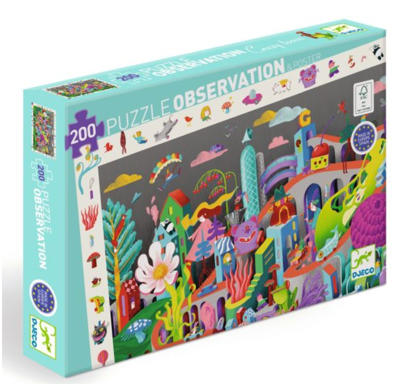 Crazy Town 200 pc Observation Puzzle