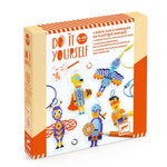 Box of 'Do It Yourself' keychain craft kit by Djeco on a white background