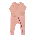 Essential Basic 2-Way Zippy Romper Dusty Pink