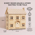 Marie's Natural Wood Doll House