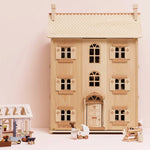 Grand Natural Wooden Doll House