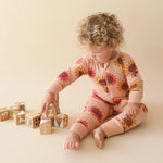 Signature 2-Way Zippy Romper Sunflowers