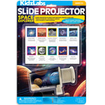 KidzLabs Slide Projector Space Explorer toy in its original blister packaging, featuring a slide projector and educational space-themed cards.