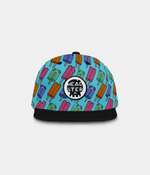 Pop Neon Blue Snapback Hat